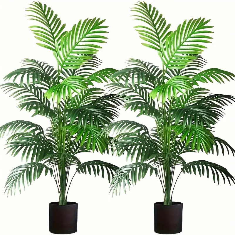 Succulent Set - 24 Leaves Areca Palm Artificial Plants