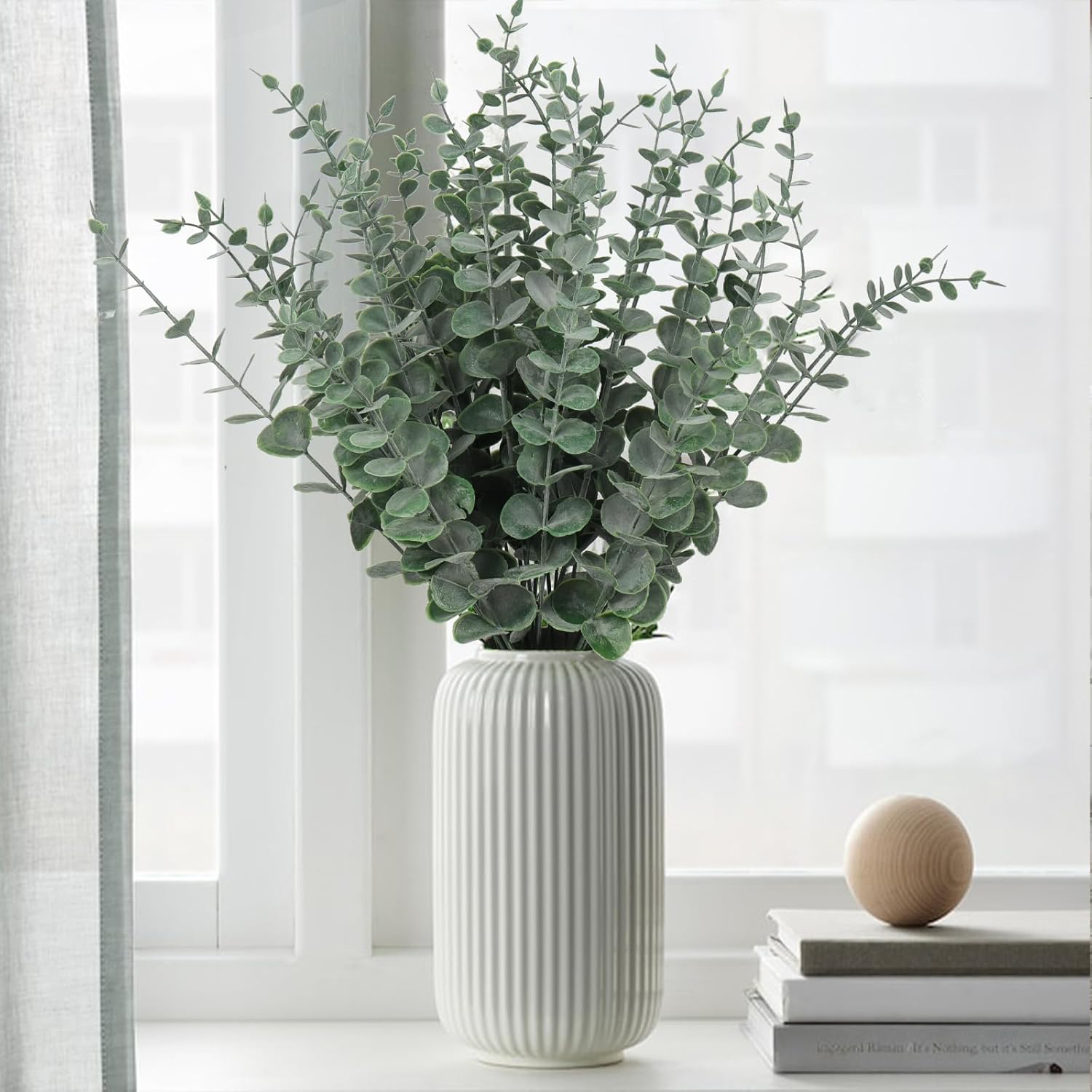 Snake Plant - 10/20pcs Artificial Plants Eucalyptus Leaves Fake