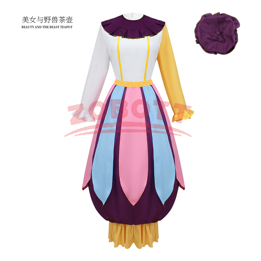 Tea Pot Mrs Potts Cosplay Long - đánh giá và giá Pothos