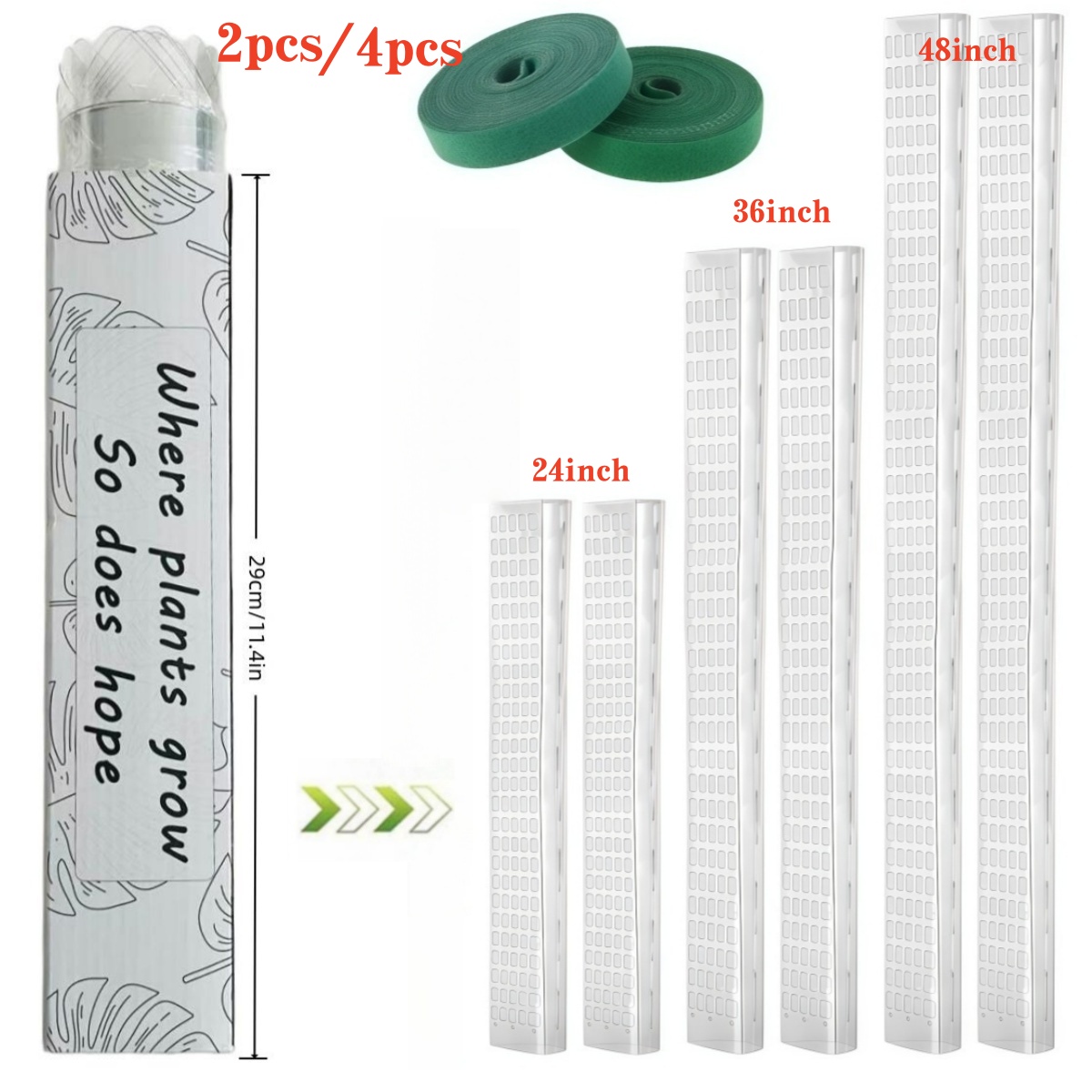 Stackable Plastic Moss Pole fo - đánh giá và giá Plant Support Stake