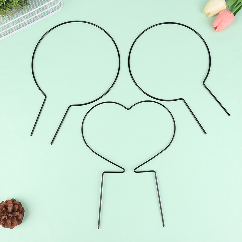2Pcs Iron Heart-Shaped Garden  - đánh giá và giá Plant Support Stake