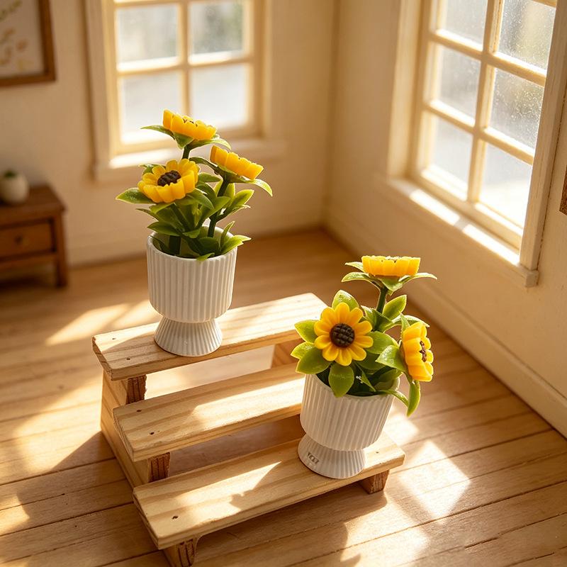 {#} Miniature Sunflower Potted - đánh giá và giá Plant Pot