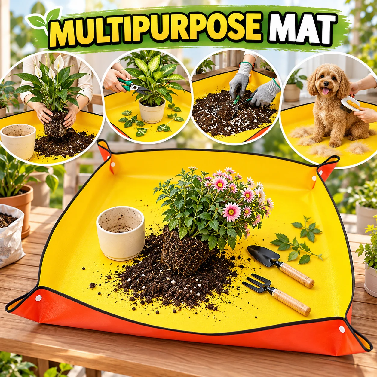 Waterproof Garden Repotting Ma - đánh giá và giá Repotting Mat