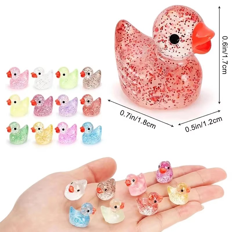 ~ Miniature Resin Duck with Pu - đánh giá và giá Pothos