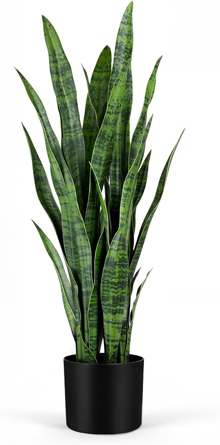 Artificial Snake Plant, 35in G - đánh giá và giá Snake Plant